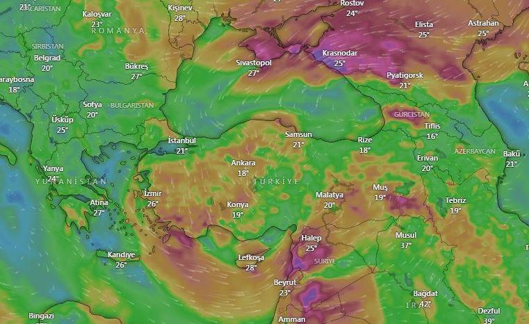 Meteorolojiden bölge ve saat verip uyardı! Fırtına geliyor - Resim: 8